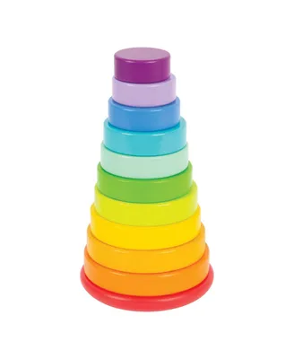 Small Foot Toy Wooden Rainbow Stacking Tower