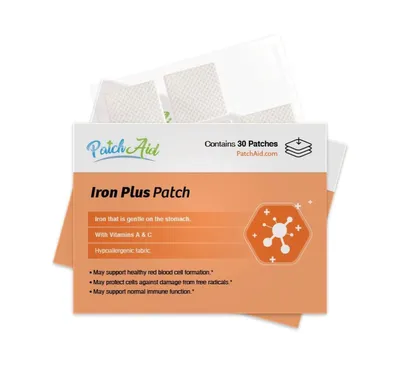Iron Plus Vitamin Patch by PatchAid (30-Day Supply)