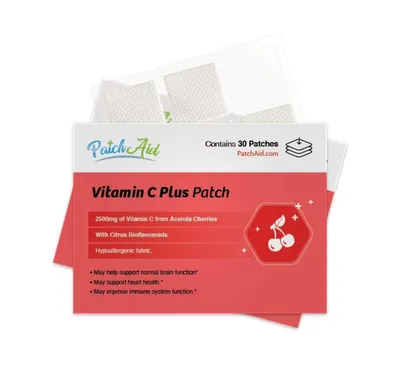Vitamin C Plus Vitamin Patch by PatchAid (30-Day Supply)