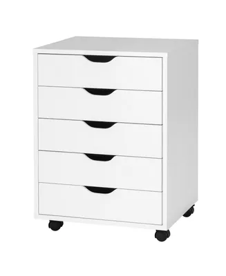 5 Drawer Chest Storage Dresser Floor Cabinet Organizer
