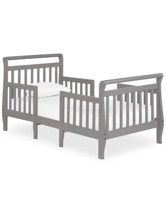 Dream On Me Emma 3 in 1 Convertible Toddler Bed, Storm Grey