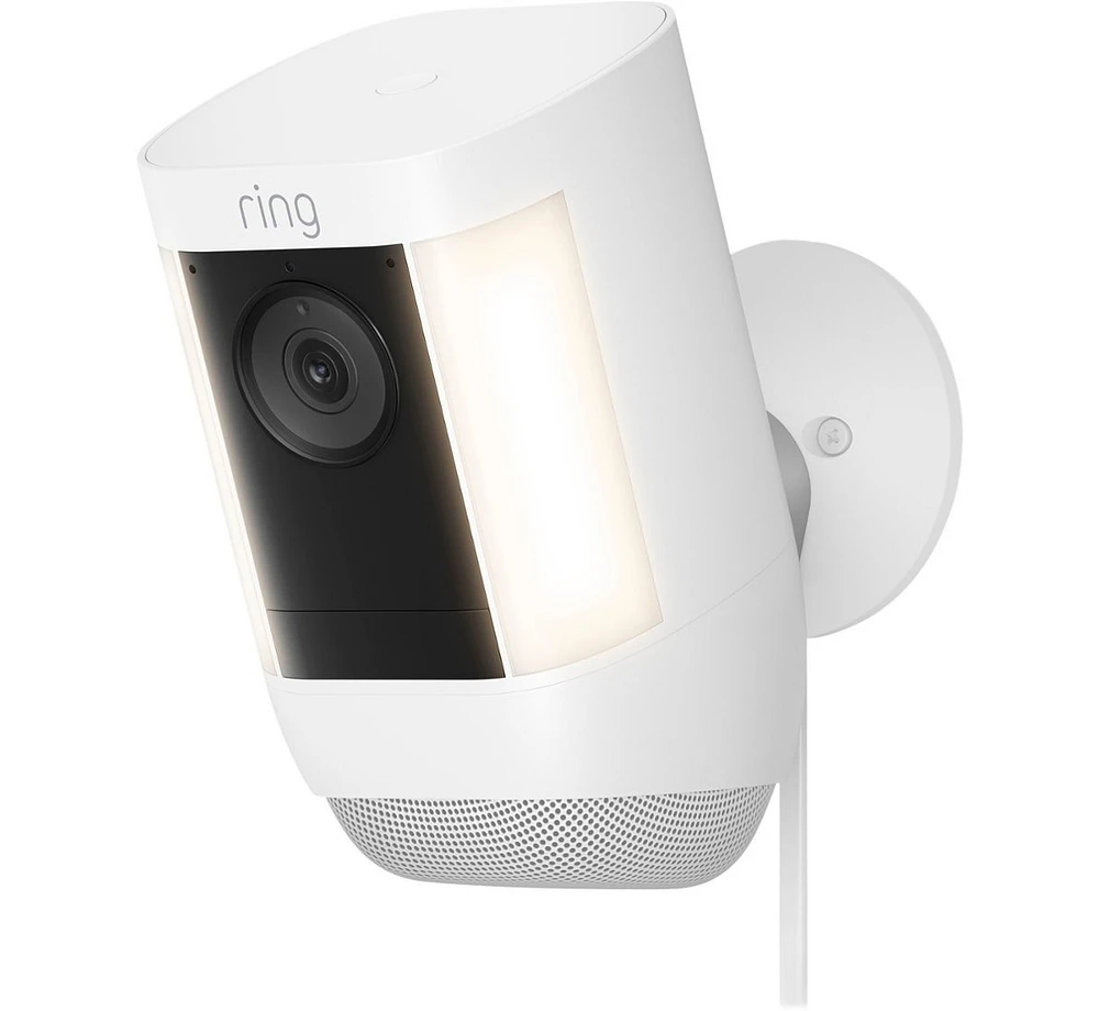 ring Spotlight Cam Pro Plug-In White
