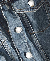 On 34th Women's Classic Denim Trucker Jacket, Created for Macy's