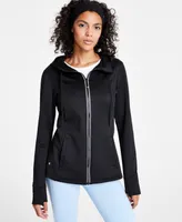 Id Ideology Women's Full-Zip Jacket and Headband Set, Created for Macy's