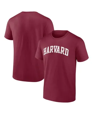 Men's Fanatics Crimson Harvard Basic Arch T-shirt