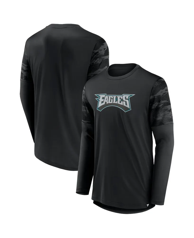 Philadelphia Eagles '47 Dozer Franklin Long Sleeve T-Shirt - Heathered Gray