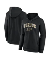 Women's Fanatics Black Purdue Boilermakers Evergreen Campus Pullover Hoodie