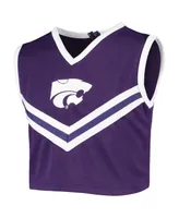 Big Girls Purple Kansas State Wildcats Two-Piece Cheer Set