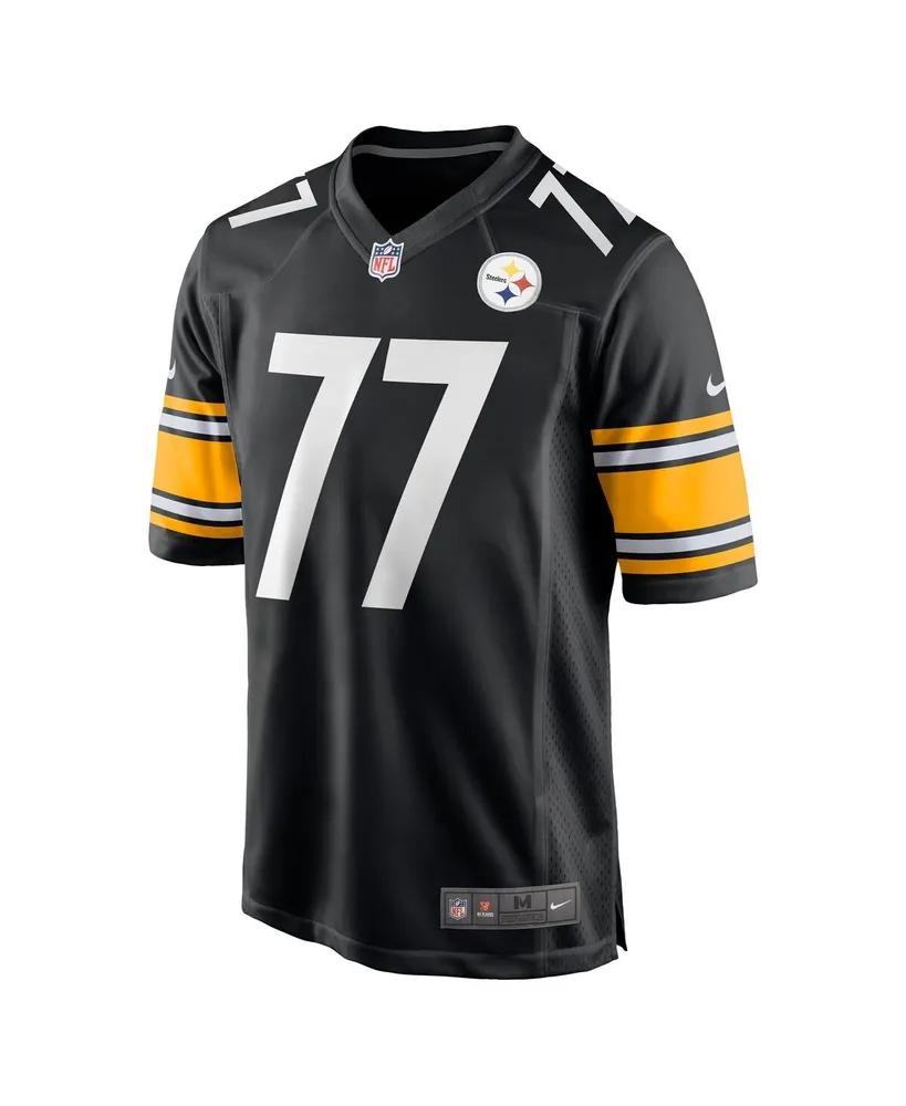 Men's Nike Broderick Jones Black Pittsburgh Steelers 2023 Nfl Draft First Round Pick Game Jersey