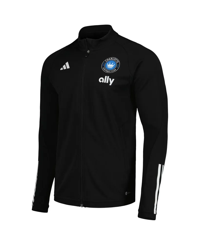 Men's adidas Black Charlotte Fc 2023 On-Field Aeroready Full-Zip Training Top