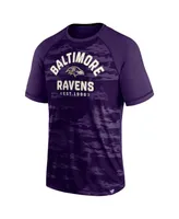 Men's Fanatics Purple Baltimore Ravens Hail Mary Raglan T-shirt