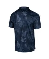 Men's Colosseum Navy Ole Miss Rebels Palms Team Polo Shirt