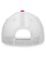 Women's Top of the World Crimson, White Alabama Crimson Tide Radiant Trucker Snapback Hat