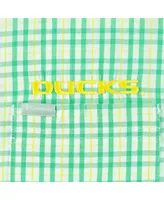 Men's Columbia Green Oregon Ducks Rapid Rivers Logo Button-Down Shirt