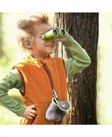 Haba Terra Kids Children's Binoculars with Compact Case, Children's Outdoor Scientific Toy with 4X Magnification