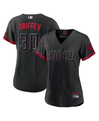 Women's Nike Black Cincinnati Reds Ken Griffey Jr. 2023 City Connect Replica Player Jersey