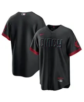 Men's Nike Black Cincinnati Reds 2023 City Connect Replica Jersey