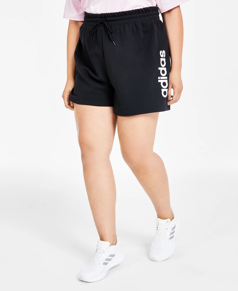 adidas Plus Essentials Linear Logo French Terry Shorts