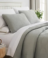 Southshore Fine Linens Grid Piece Quilt Set