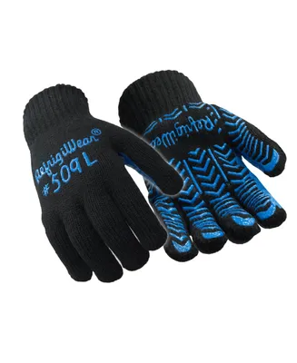 RefrigiWear Men's Warm Dual Layer Palm Coated Herringbone Grip Work Gloves