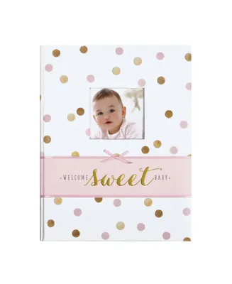 Carter's for Cr Gibson Baby Girls Sweet Sparkle Baby Memory Book