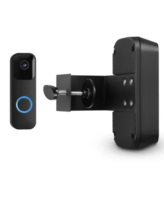 Wasserstein Anti-Theft Mount for Blink Video Doorbell - No-Drill Doorbell Mount to Protect Your Blink Video Doorbell (Black)