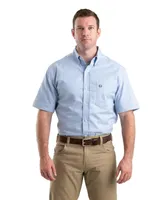 Berne Men's eman Flex Short Sleeve Button Down Shirt