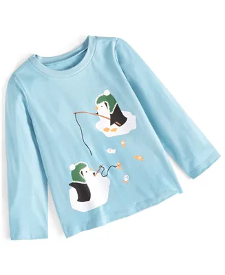 First Impressions Toddler Boys Artic Fishing T Shirt, Created for Macy's