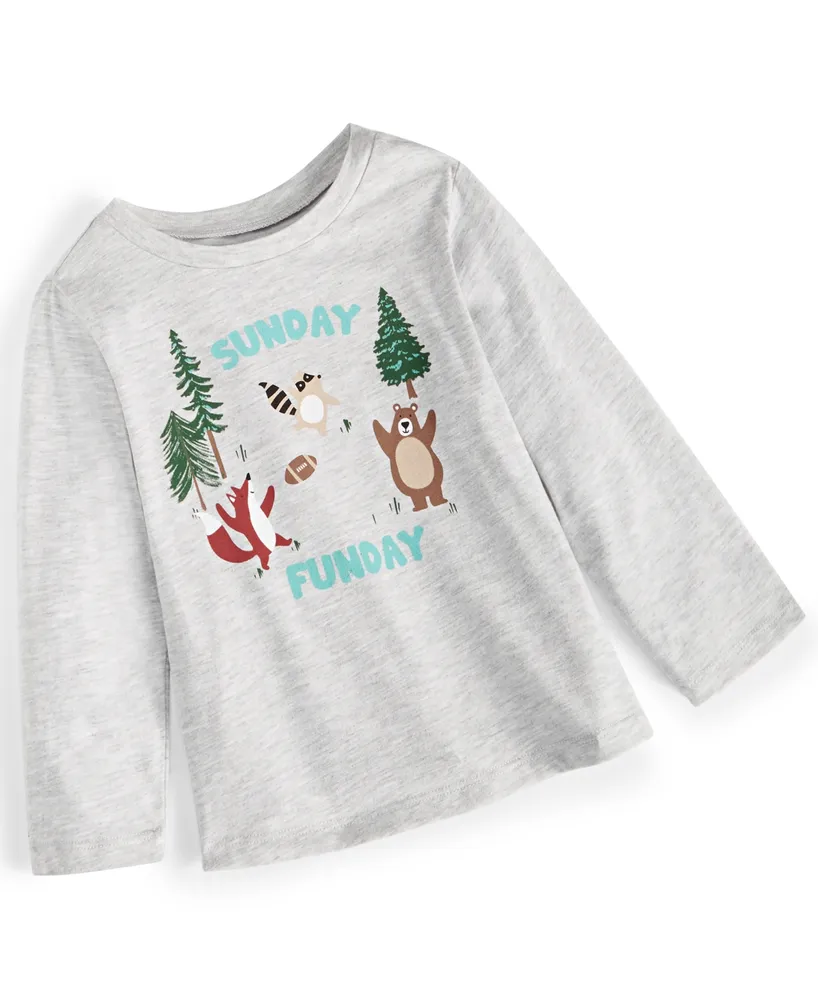 First Impressions Baby Boys Sunday Funday Shirt, Created for Macy's