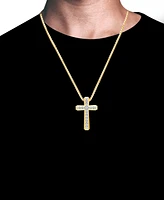 Diamond Cross 22" Pendant Necklace (1-1/2 ct. t.w.) in 10k Gold