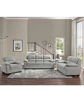 White Label Odessa 80" Fabric Sofa