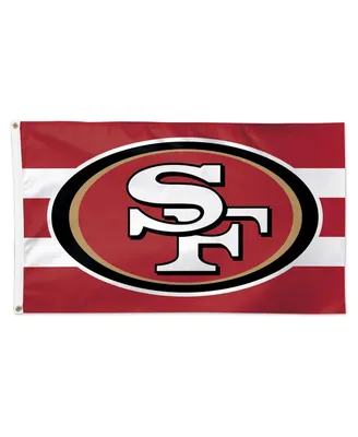 Wincraft San Francisco 49ers 3' x 5' Horizontal Stripe 1-Sided Deluxe Flag