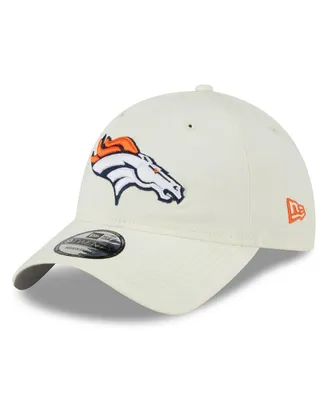 Men's New Era Cream Denver Broncos Core Classic 2.0 9TWENTY Adjustable Hat