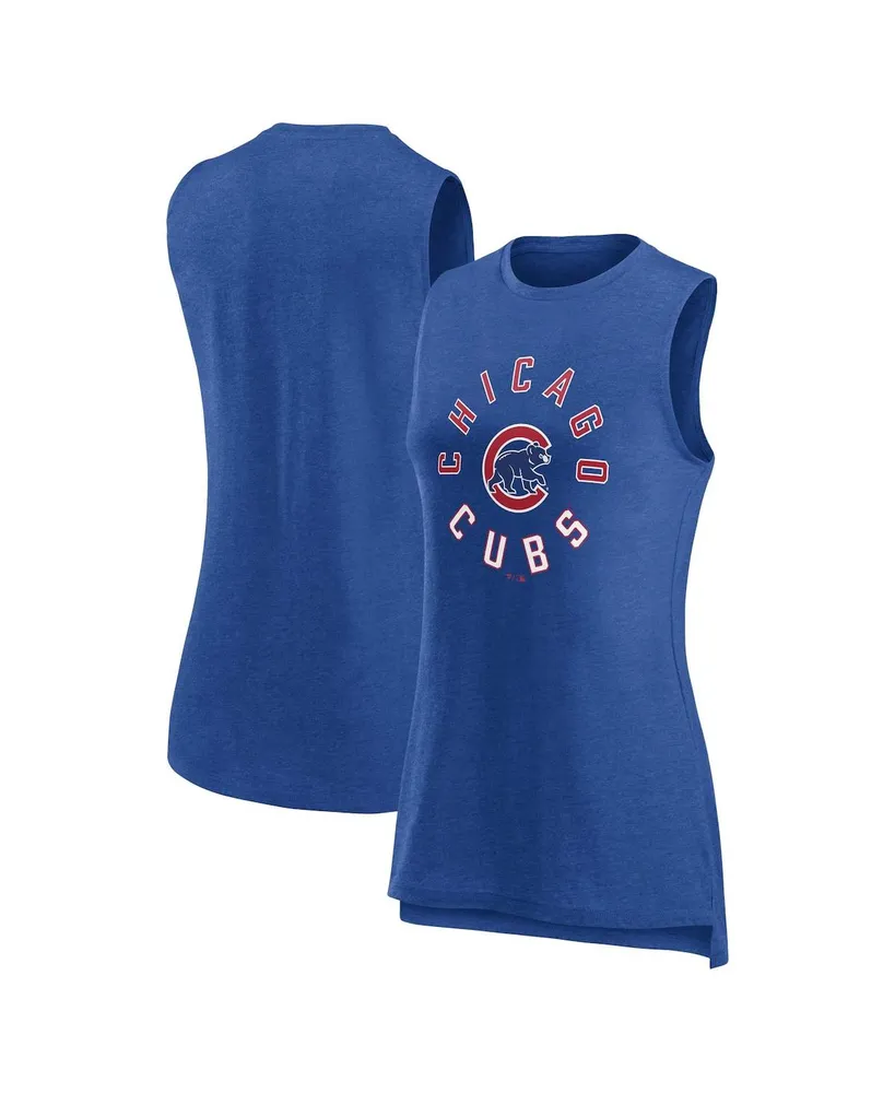 Women's Profile Royal Chicago Cubs Plus Size Tank Top Size:3XL