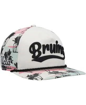 Men's New Era Cream Ucla Bruins High Tide Golfer Snapback Hat