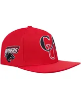 Men's Pro Standard Red Clark Atlanta University Panthers Evergreen Cau Snapback Hat