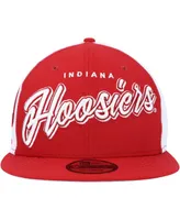 Men's New Era Crimson Indiana Hoosiers Outright 9FIFTY Snapback Hat