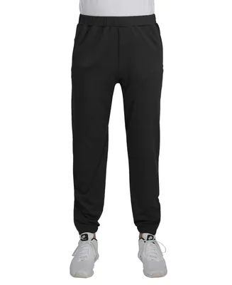 Blue Ice Men's Moisture Wicking Performance Joggers with Reflective Trim Ankle Zippers