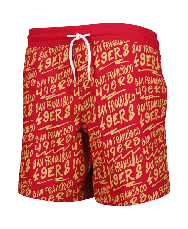 Big Boys Scarlet San Francisco 49ers Super French Terry Shorts