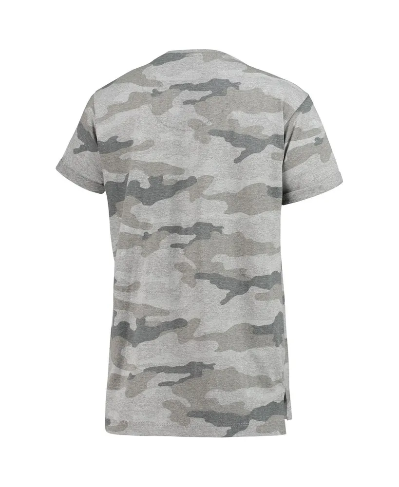 Women's Pressbox Camo Georgia Bulldogs T-shirt