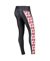 Women's Concepts Sport Black Wisconsin Badgers Dormer Knit Leggings