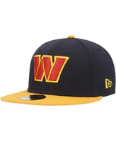 Men's New Era Navy and Gold Washington Commanders 59FIFTY Fitted Hat