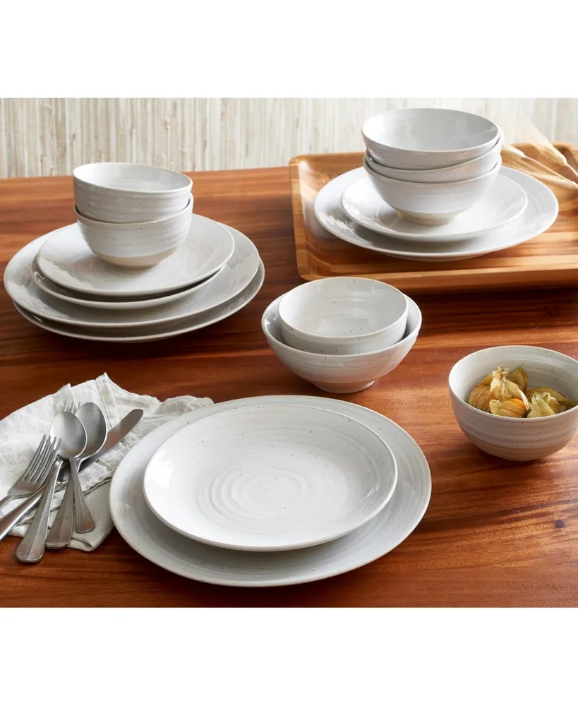 Sango Siterra Round 16 Piece Dinnerware Set, Service for 4