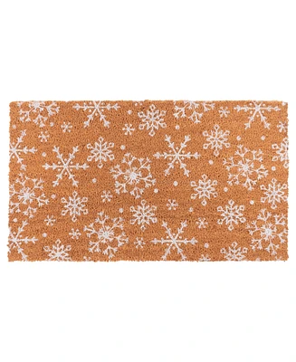 Kaf Home Coir Doormat, Snowflake