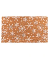 Kaf Home Coir Doormat, Snowflake