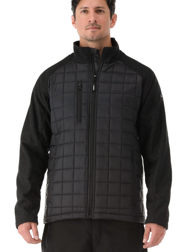 RefrigiWear Big & Tall EnduraQuilt Hybrid Quilted Jacket - Lightweight Insulated Work