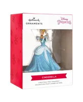 Hallmark Christmas Ornament Disney Princess Cinderella Holding Glass Slipper - Multi