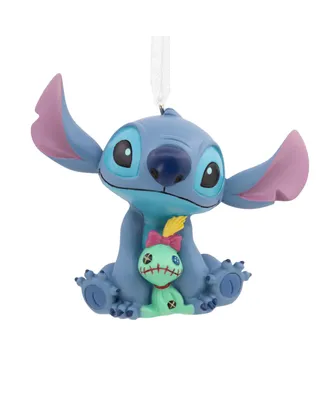 Hallmark Christmas Ornament Disney Lilo Stitch Stitch with Scrump - Multi