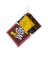 Hallmark Willy Wonka and the Chocolate Factory Wonka Bar with Golden-tone Ticket Ornament - Multi