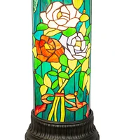 Dale Tiffany Floral Garden Column Accent Lamp